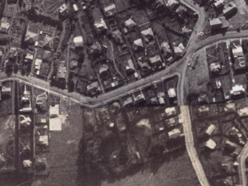 118A Hackthorne Road from the air, 1925-1929