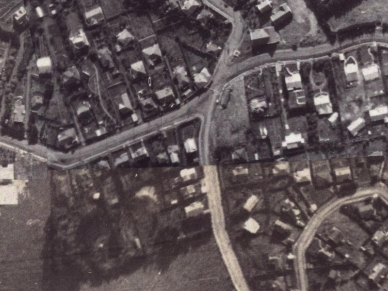 102 Dyers Pass Road from the air, 1925-1929