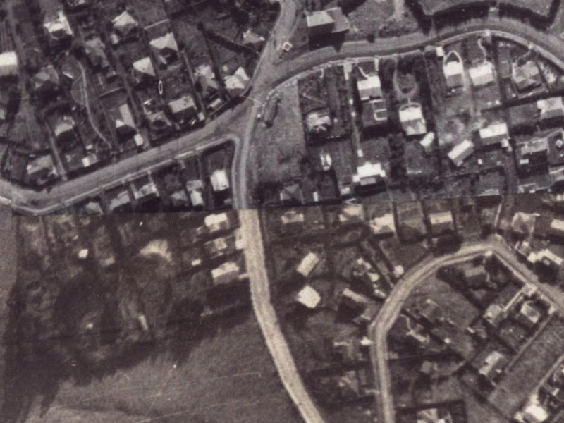 103 Dyers Pass Road from the air, 1925-1929