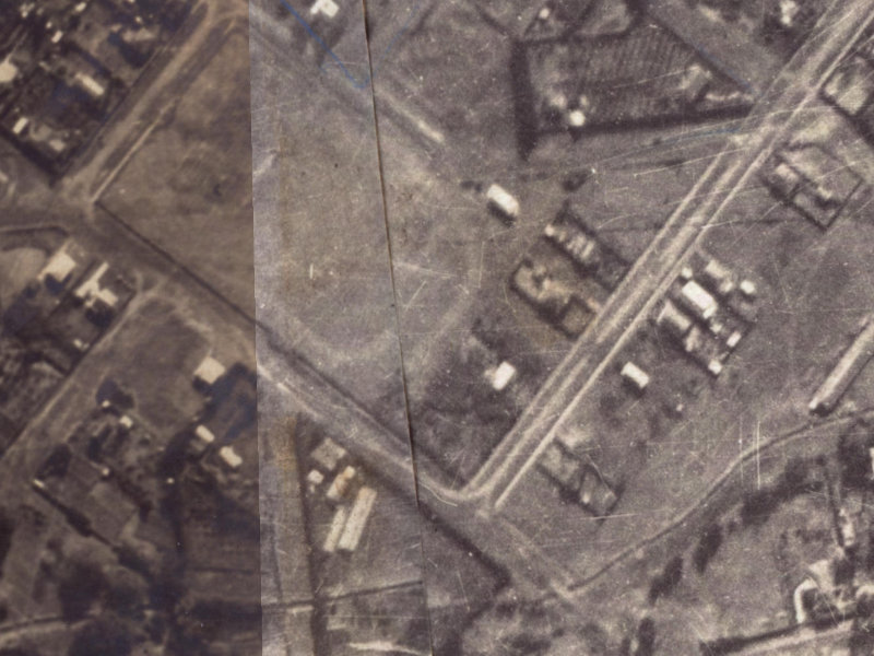 26 Clark Street from the air, 1925-1929