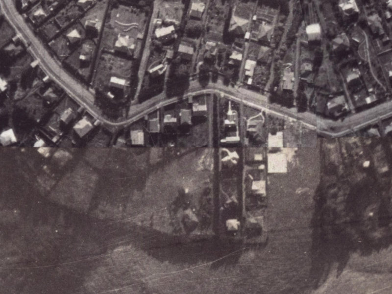 100B Hackthorne Road from the air, 1925-1929