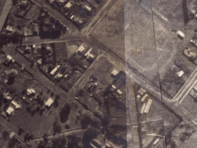 27 Van Asch Street from the air, 1925-1929