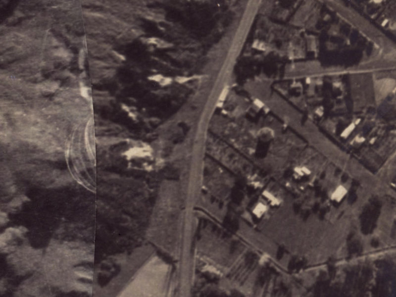 117 Wakefield Avenue from the air, 1925-1929