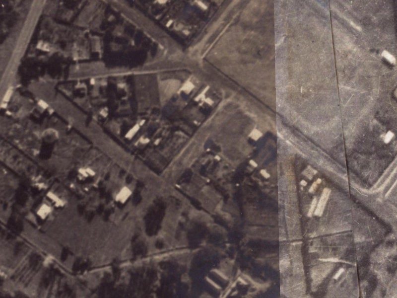 29 Van Asch Street from the air, 1925-1929