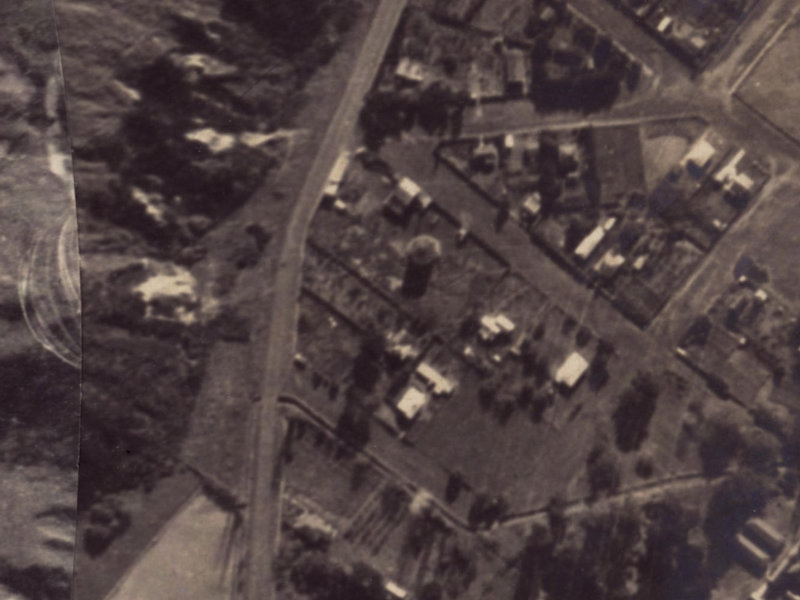 7C Paisley Street from the air, 1925-1929