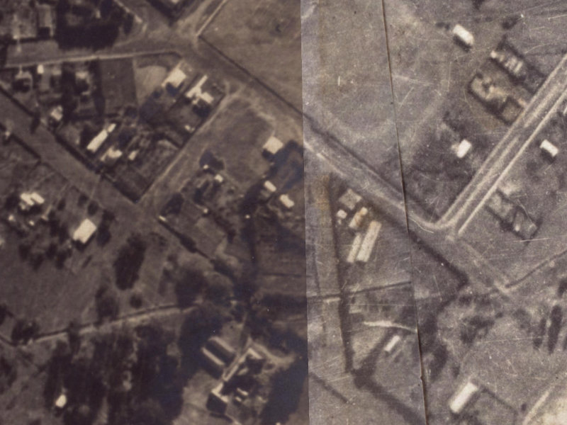44 Whitfield Street from the air, 1925-1929