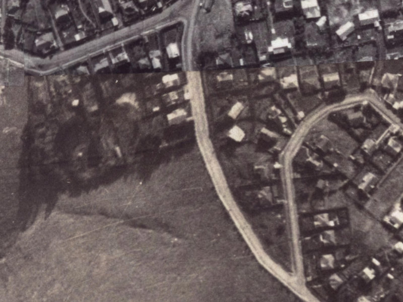 112 Dyers Pass Road from the air, 1925-1929