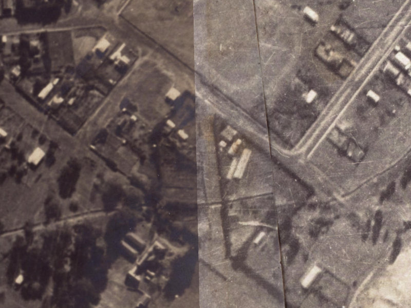 46 Whitfield Street from the air, 1925-1929