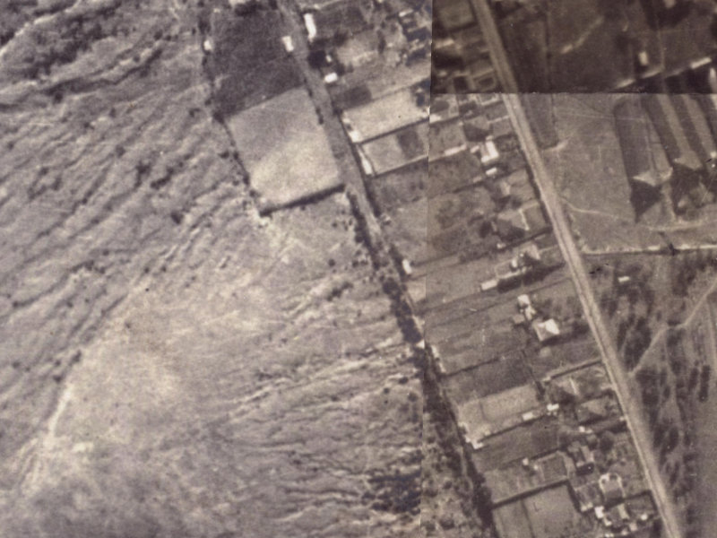 44 Flinders Road from the air, 1925-1929
