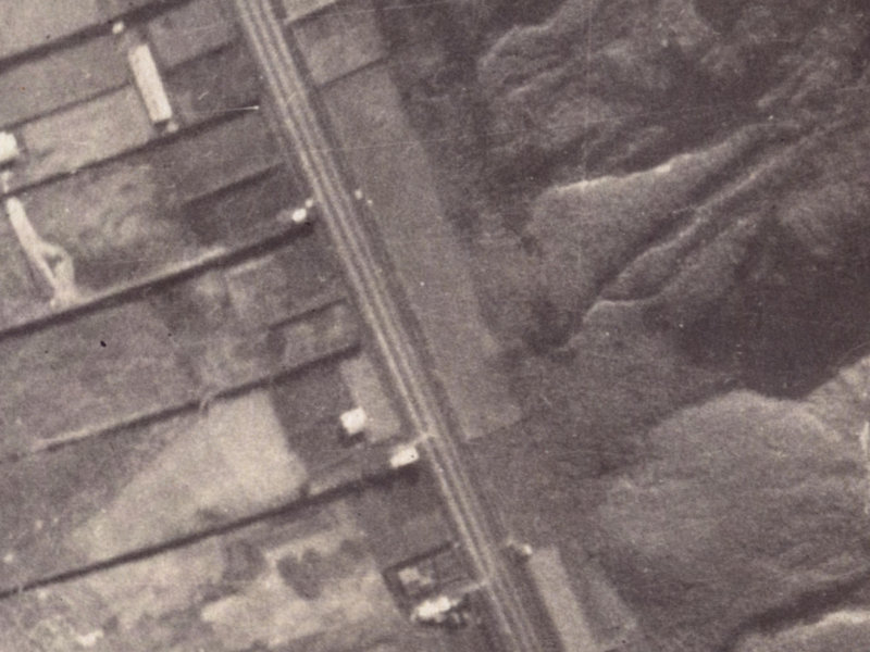 121 Bowenvale Avenue from the air, 1925-1929
