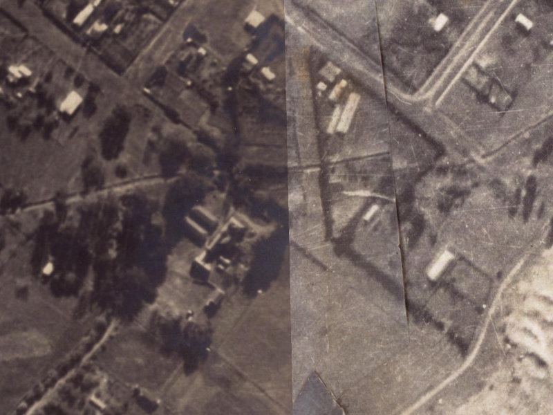 52 Whitfield Street from the air, 1925-1929
