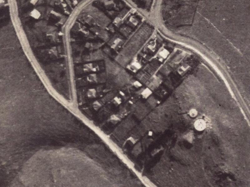 119A Dyers Pass Road from the air, 1925-1929