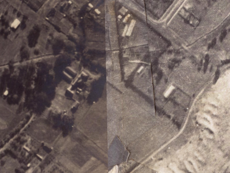 35–47 Truro Street from the air, 1925-1929