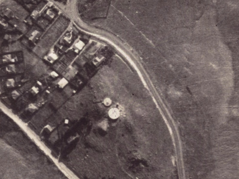 Hackthron Road from the air, 1925-1929