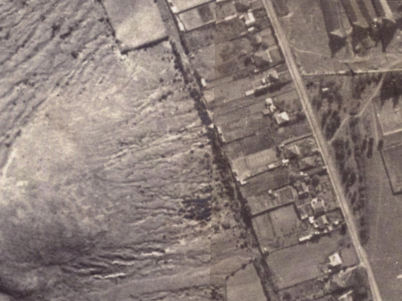 Flinders Road from the air, 1925-1929