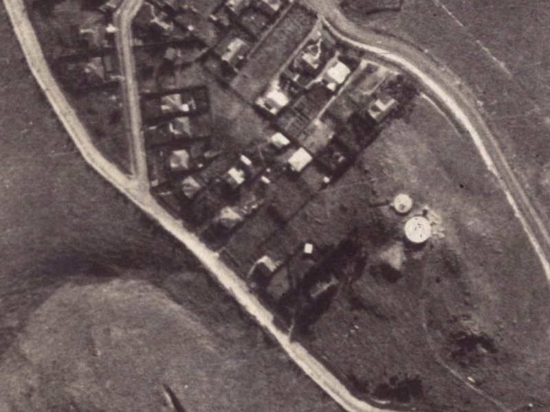 106 Dyers Pass Road from the air, 1925-1929