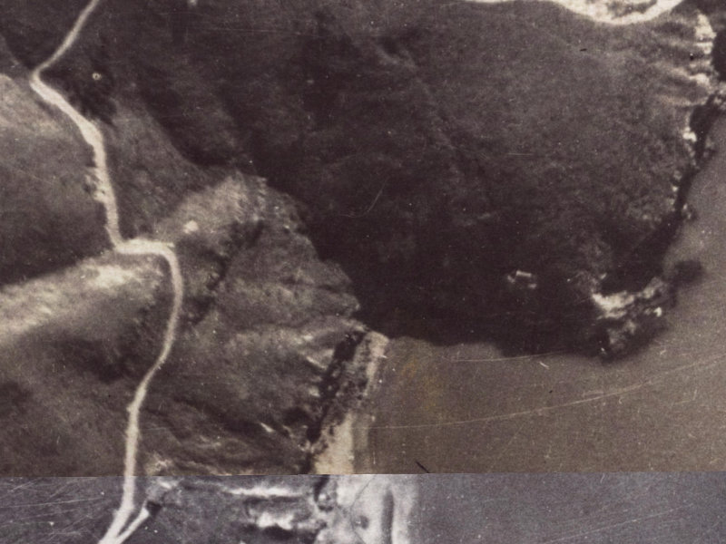 69 Taylors Mistake Bay from the air, 1925-1929