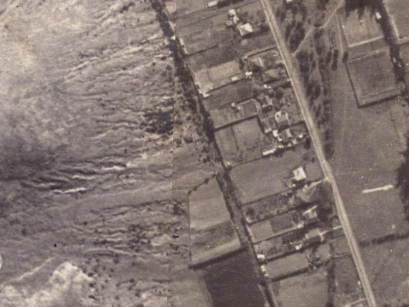 45 Flinders Road from the air, 1925-1929