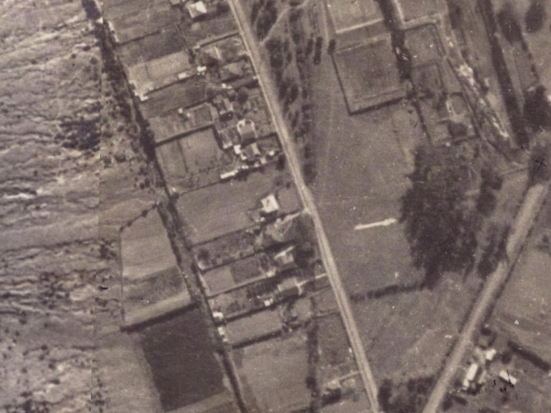 29 Port Hills Road from the air, 1925-1929
