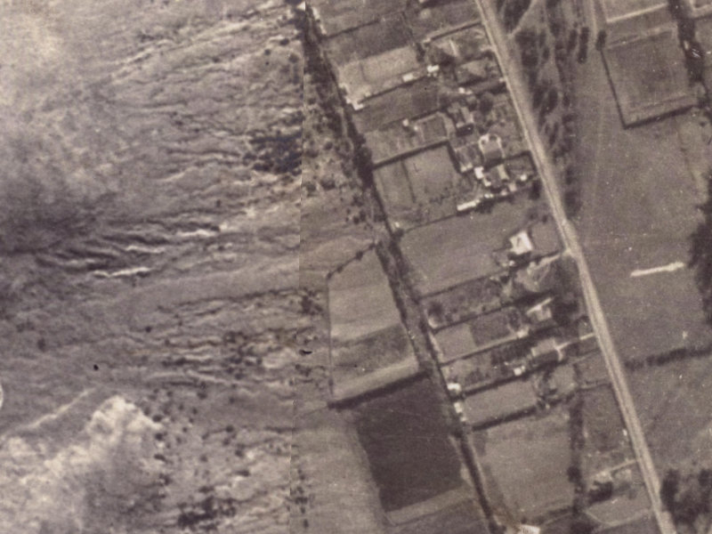 64 Flinders Road from the air, 1925-1929