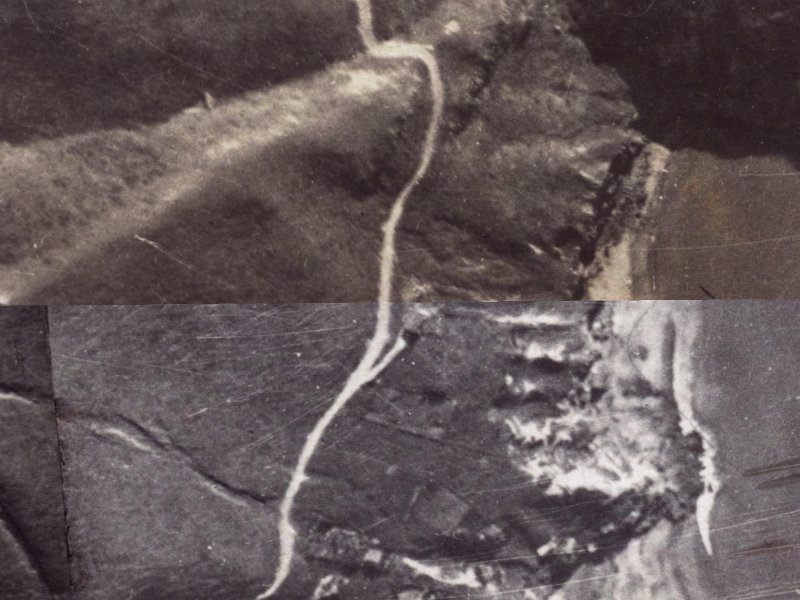 179 Taylors Mistake Road from the air, 1925-1929