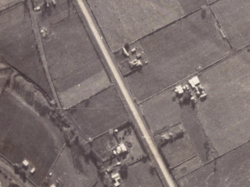 341-345 Halswell Road from the air, 1925-1929
