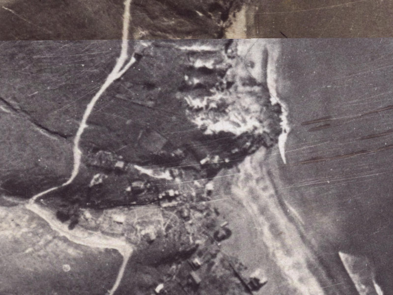 55 Taylors Mistake Bay from the air, 1925-1929