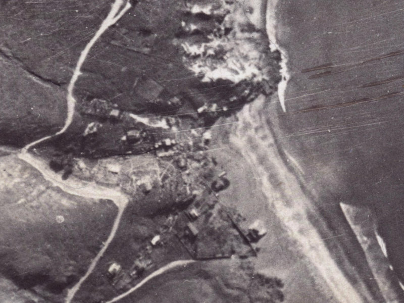 49 Taylors Mistake Bay from the air, 1925-1929