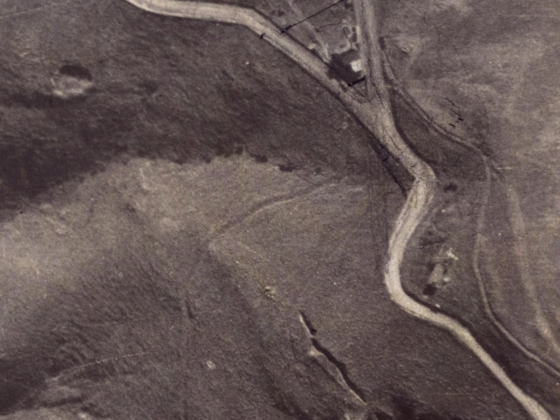Pentre Terrace from the air, 1925-1929