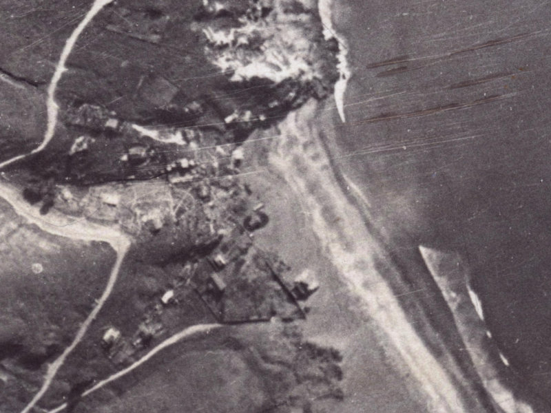Taylors Mistake Bay from the air, 1925-1929