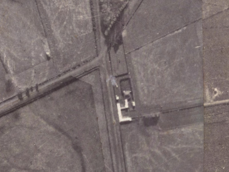 136 Sutherlands Road from the air, 1925-1929