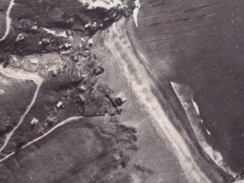 Taylors Mistake Bay from the air, 1925-1929
