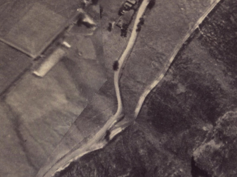 38–118 Evans Pass Road from the air, 1925-1929