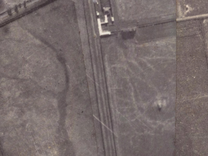 106–110 Sutherlands Road from the air, 1925-1929