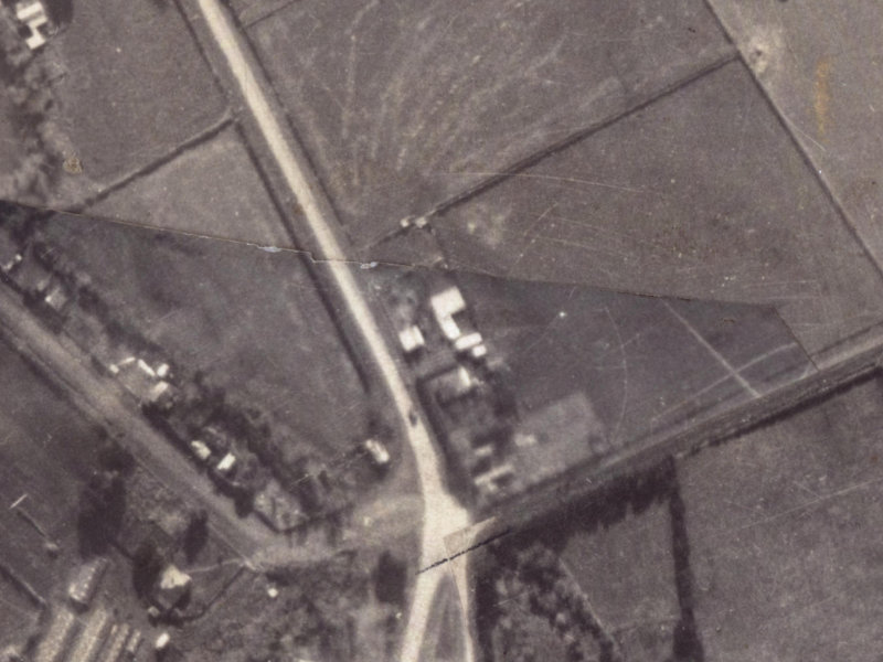 Village Lane from the air, 1925-1929
