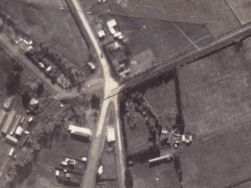 496 Sparks Road from the air, 1925-1929