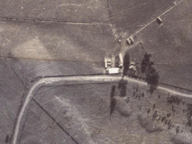 696 Cashmere Road from the air, 1925-1929