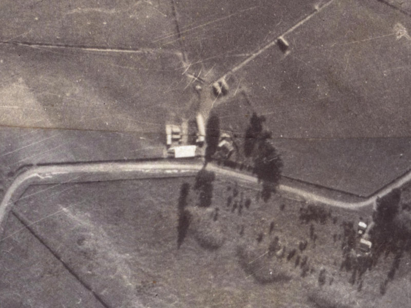 2 Barnfields Close from the air, 1925-1929