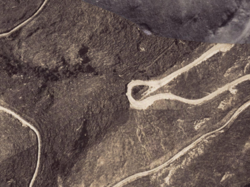 177–189 Evans Pass Road from the air, 1925-1929