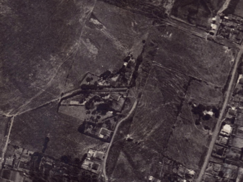 Ross Parade from the air, 1925-1929