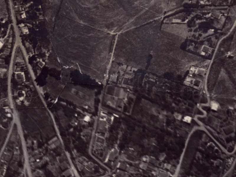 Ross Terrace from the air, 1925-1929