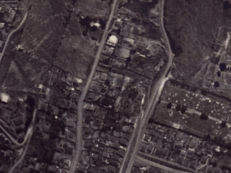24 Cornwall Road from the air, 1925-1929