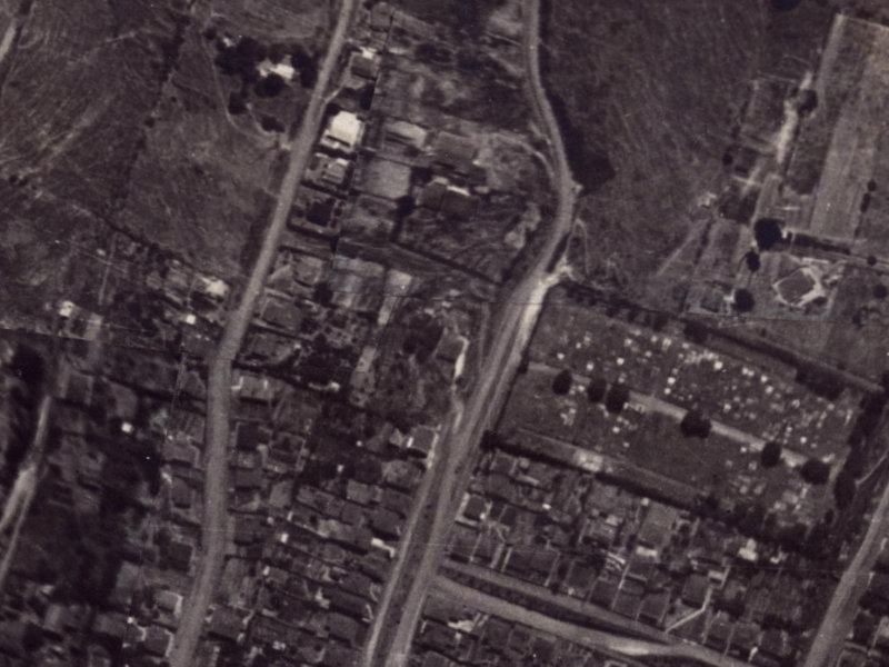 77 Canterbury Street from the air, 1925-1929