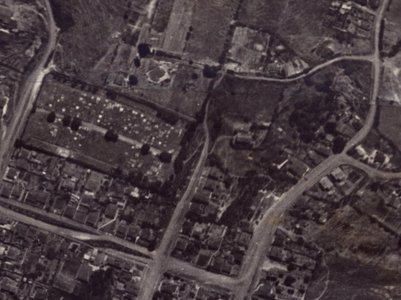 94 Oxford Street from the air, 1925-1929