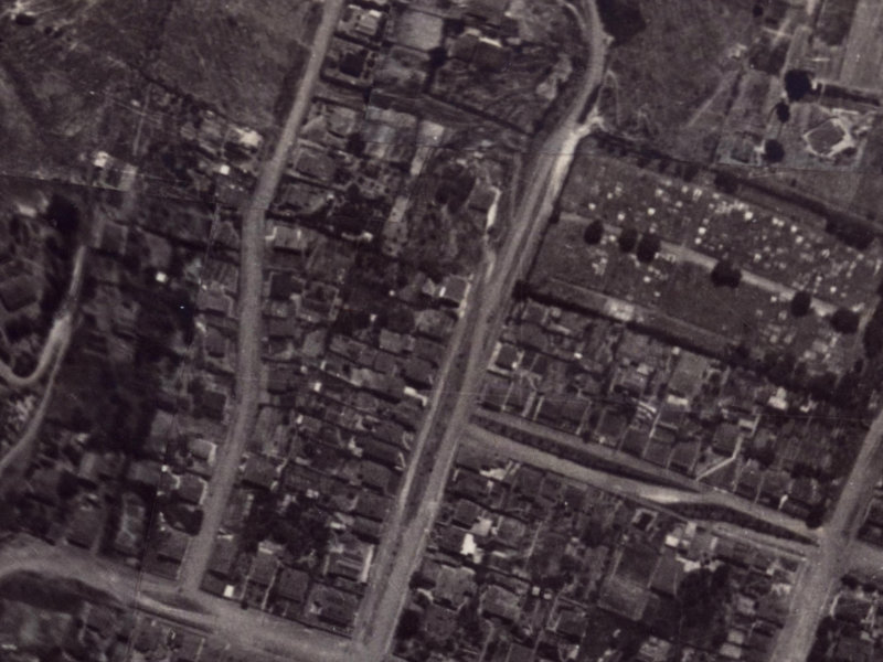 73 Canterbury Street from the air, 1925-1929
