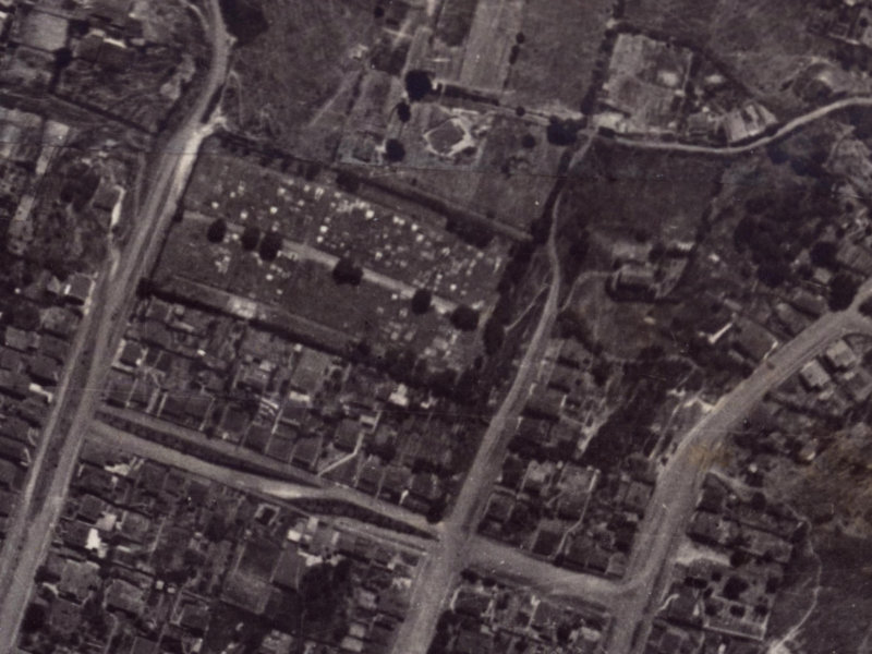 87 Oxford Street from the air, 1925-1929
