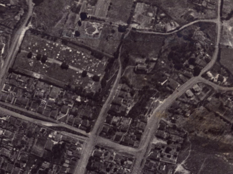 88 Oxford Street from the air, 1925-1929