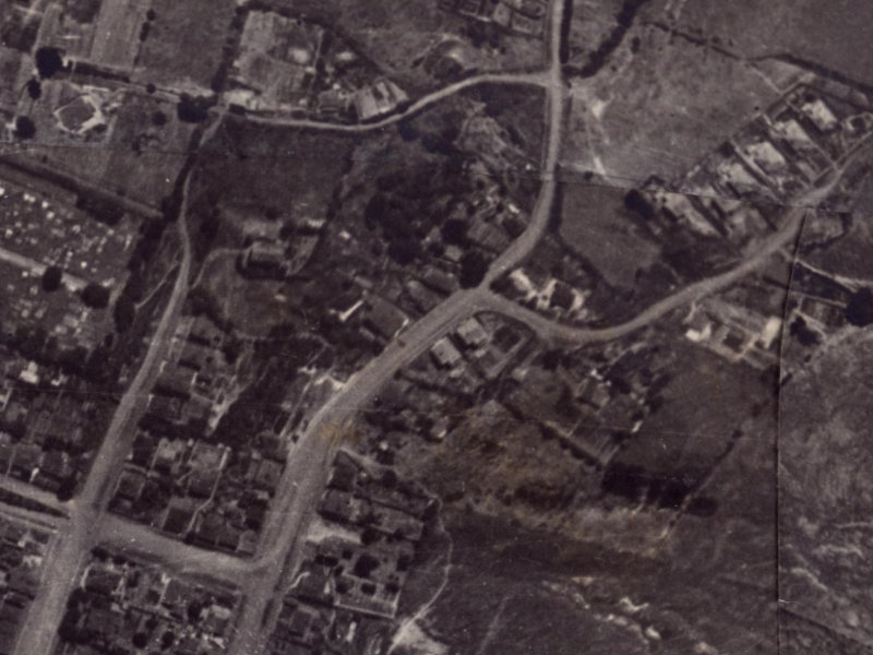 85 Saint Davids Street from the air, 1925-1929