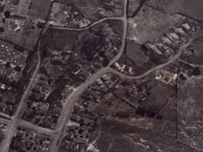 84 Saint Davids Street from the air, 1925-1929