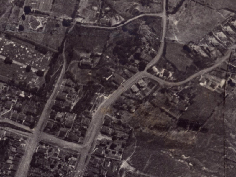 83 Saint Davids Street from the air, 1925-1929